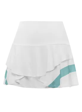 197243-182 | WAVE SKIRT-13" | WHITE/ ANGEL