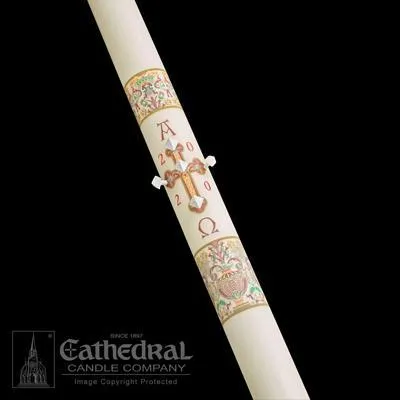 3" x 48" Investiture Paschal Candle