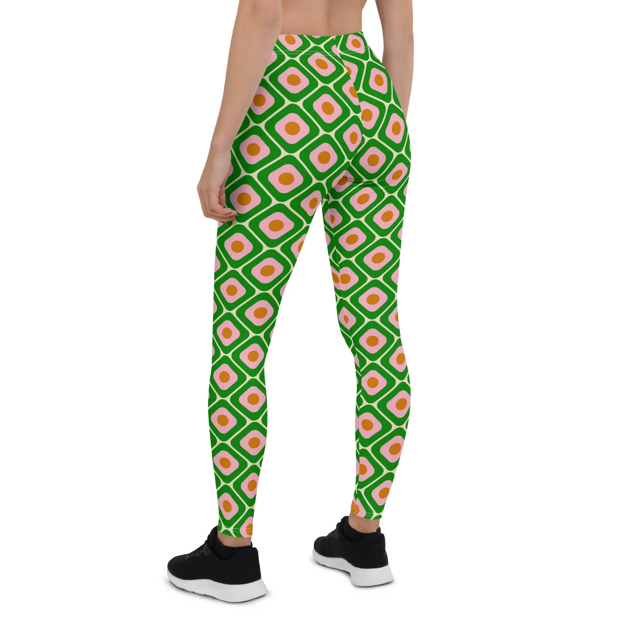 70s Retro Pattern Leggings