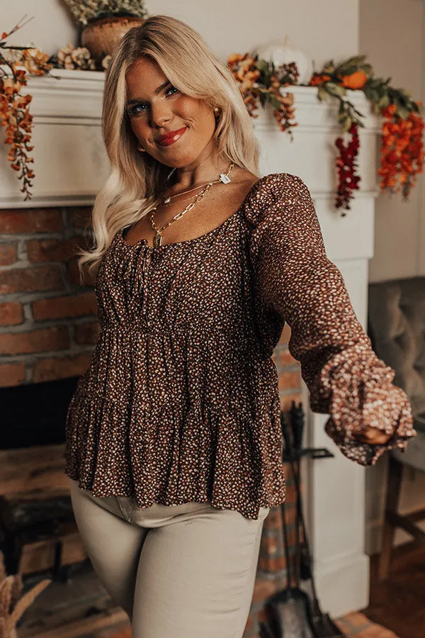 A Casual Escape Babydoll Top Curves