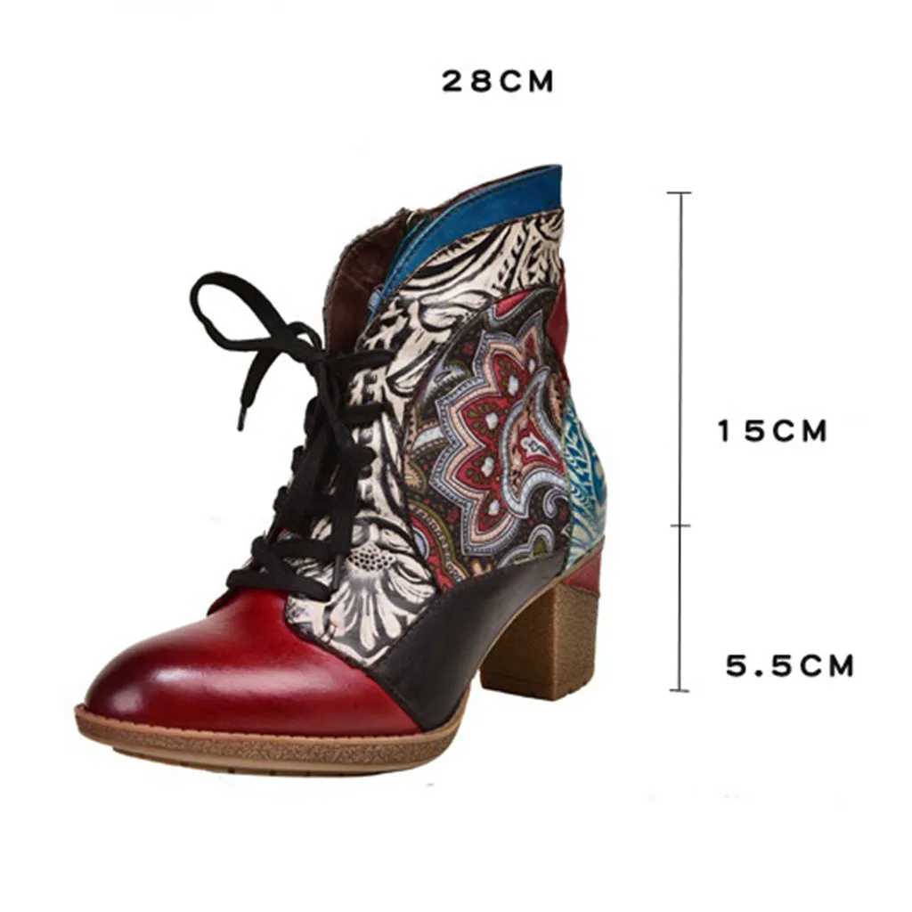 Autumn Winter Bohemian Ethnic Style Fashion Boots 36-42