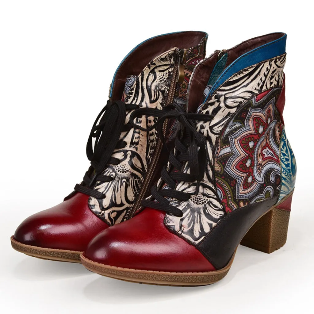 Autumn Winter Bohemian Ethnic Style Fashion Boots 36-42