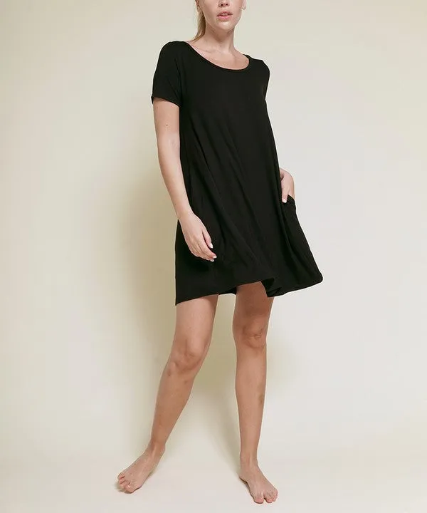 BAMBOO CLASSIC SHORT SLV DRESS