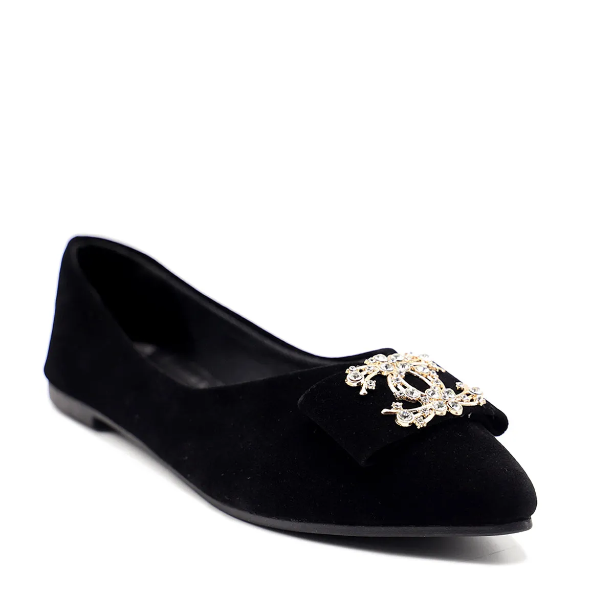 Black Casual Pumps 090813