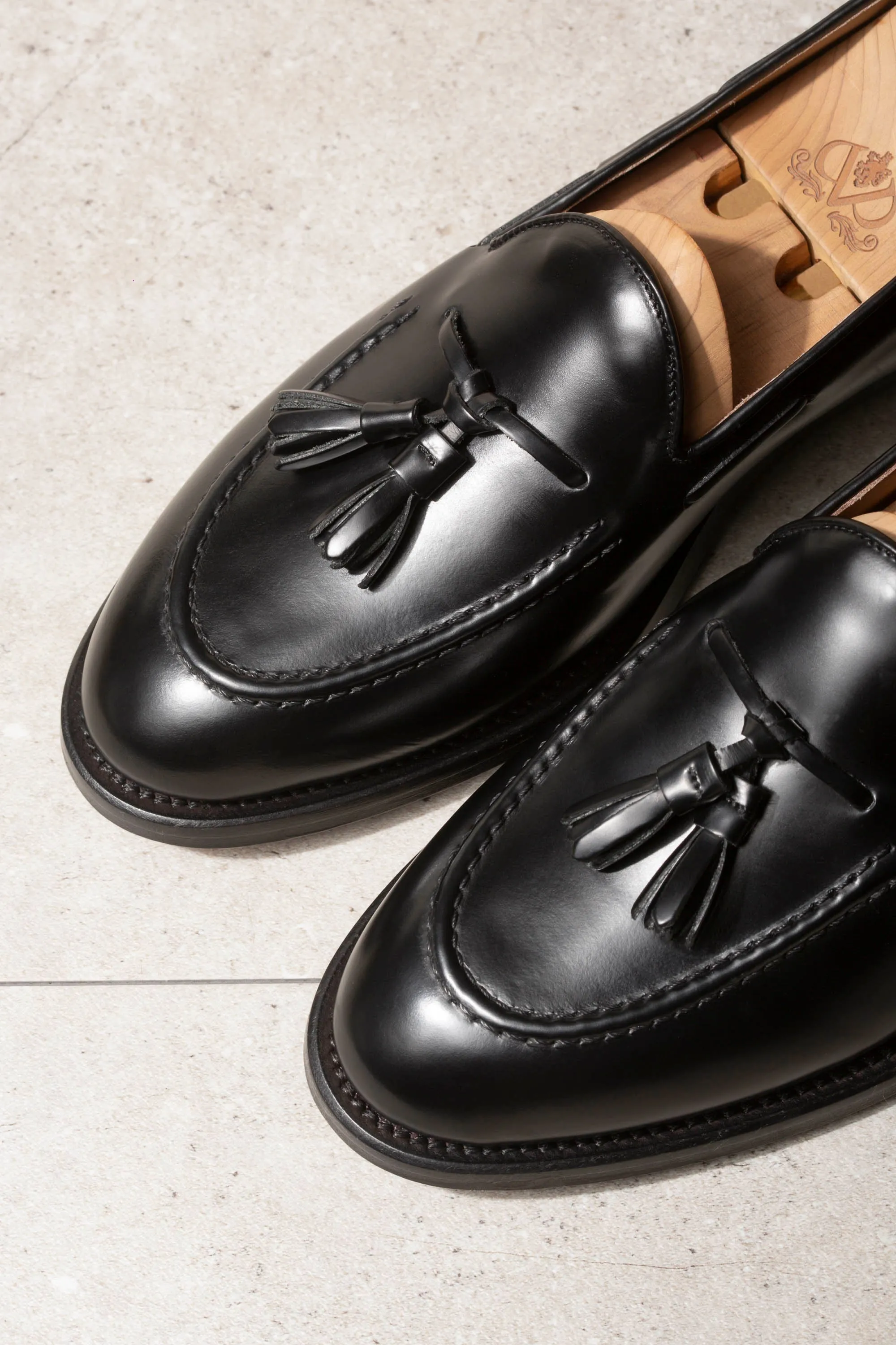 Black tassel loafers - Made In Italy