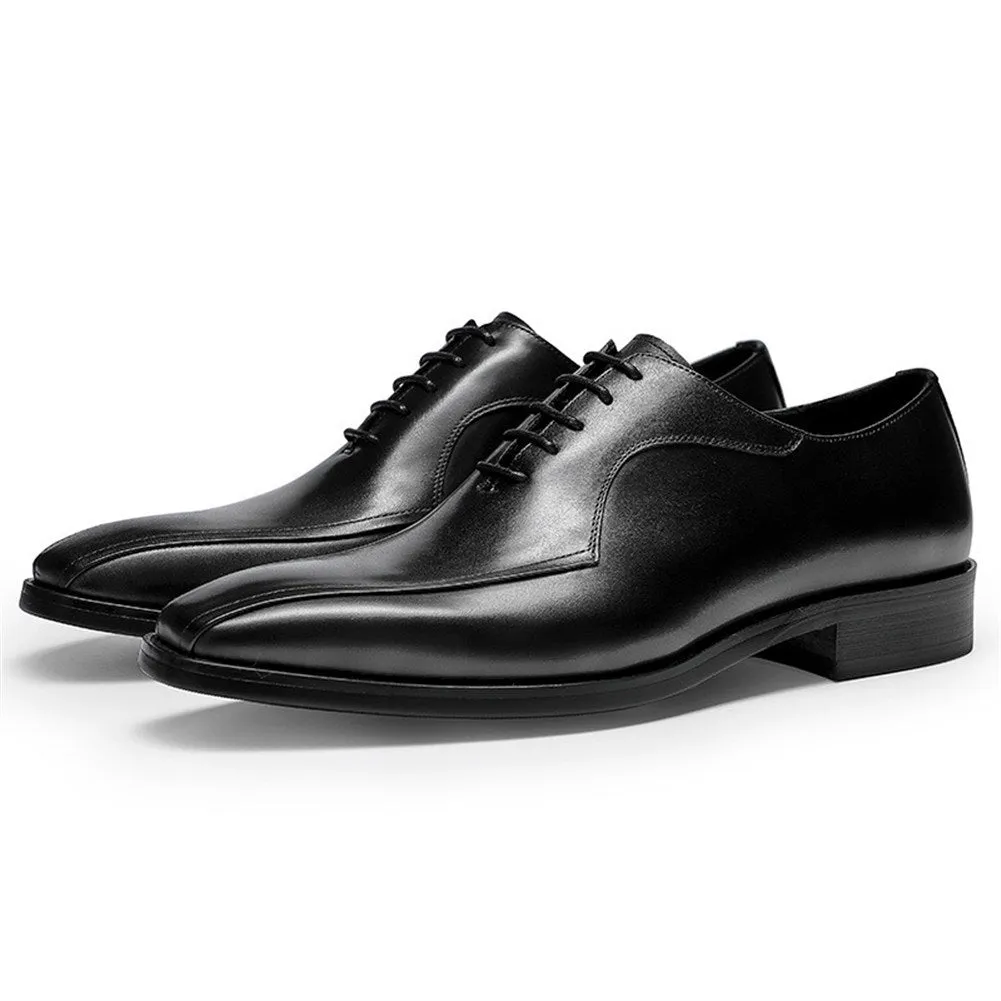 Burnished Square Toe Derby for Men