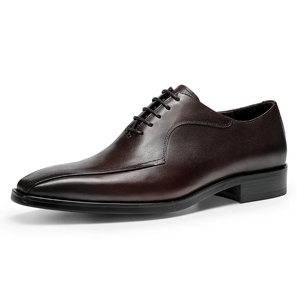 Burnished Square Toe Derby for Men