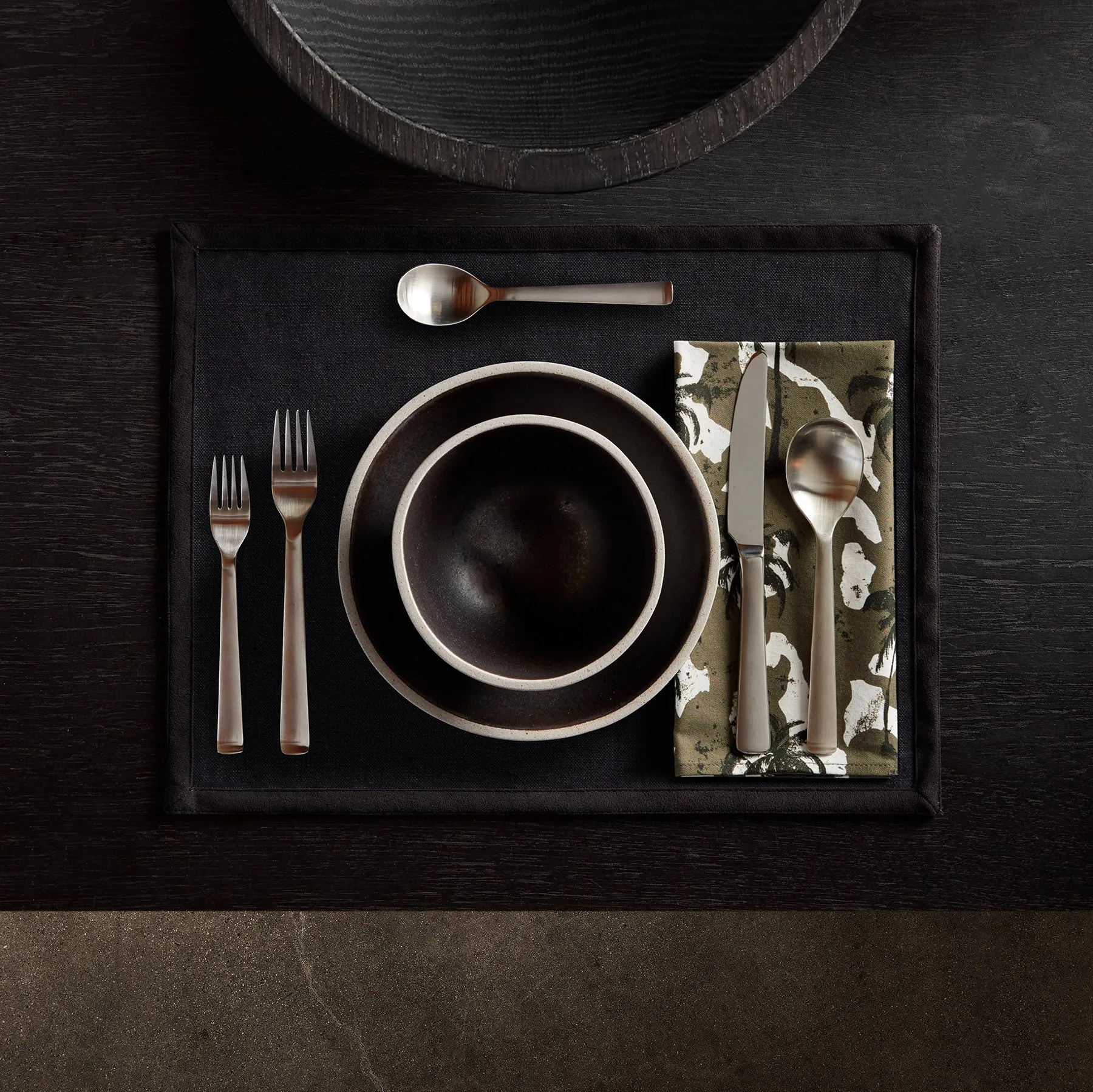 Camo Palm Print Table Napkin - Jungle