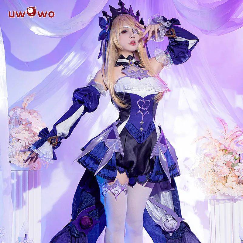 【Clearance】[Last Batch] Uwowo Genshin Impact: Fischl Amy Gothic Electro New Skin Mondstadt Cosplay Costume