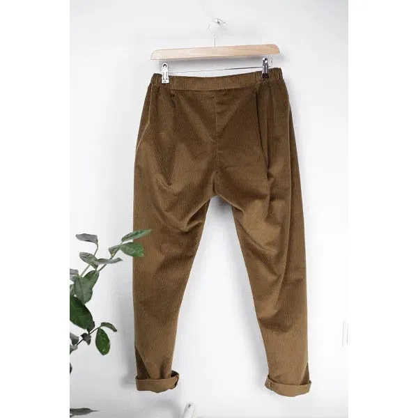 Cosy Cord Sand - Unisex Hose