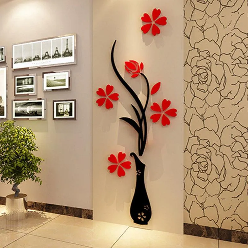 Creative acrylic 3D wall sticker