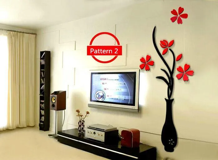 Creative acrylic 3D wall sticker