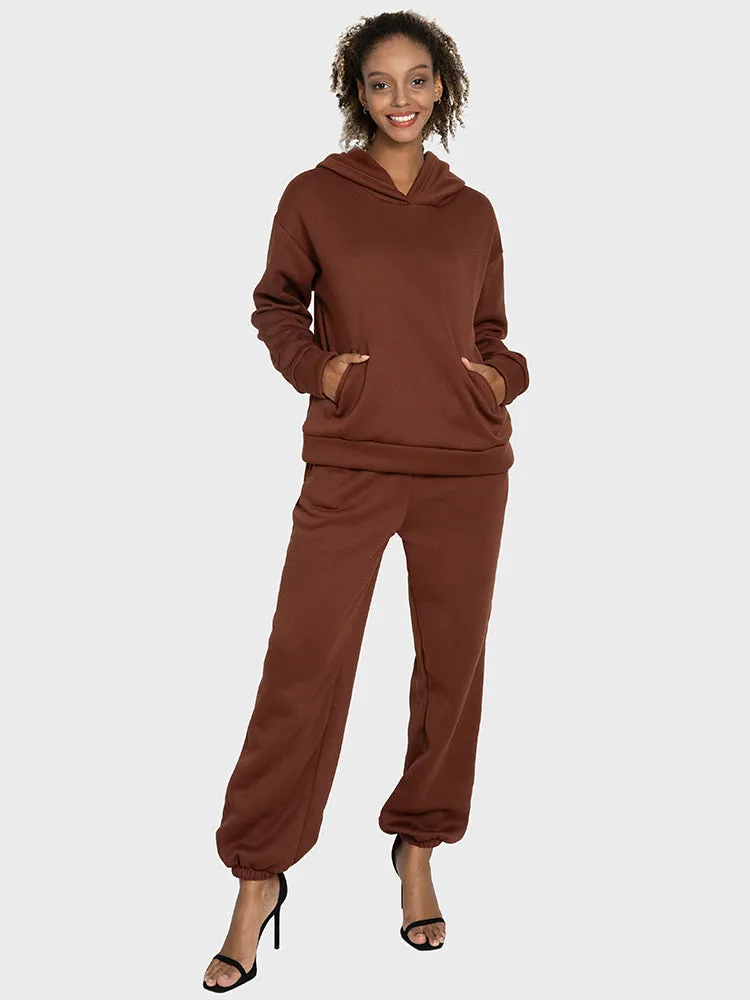 Cushy Brown Rust Sweatsuit