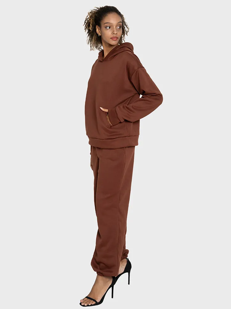 Cushy Brown Rust Sweatsuit