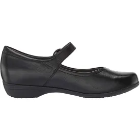 Dansko Women's Fawna Black Milled Nappa