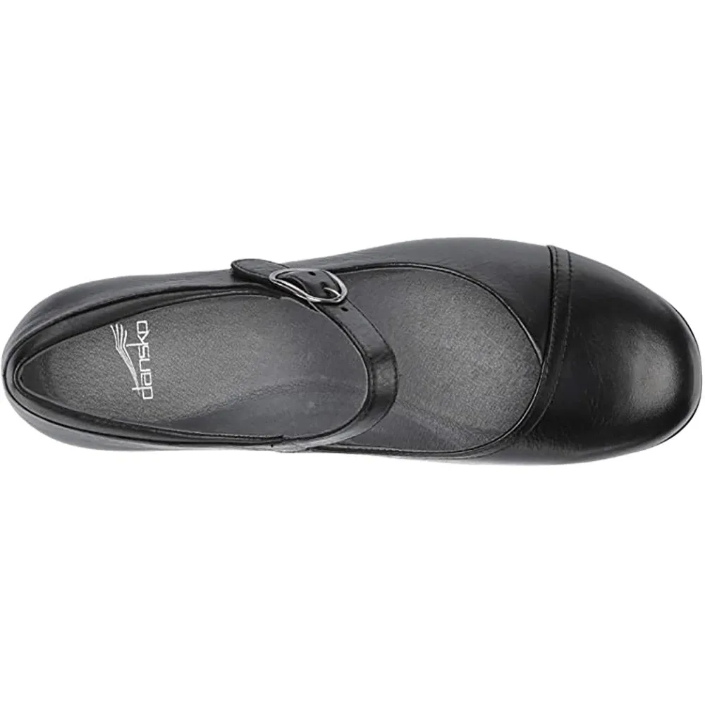 Dansko Women's Fawna Black Milled Nappa