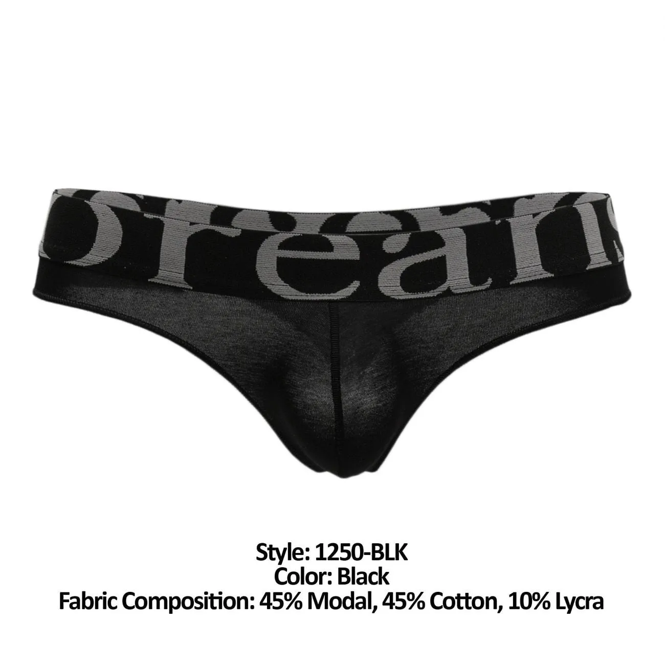 Doreanse 1250-BLK Wide-band Thong Color Black