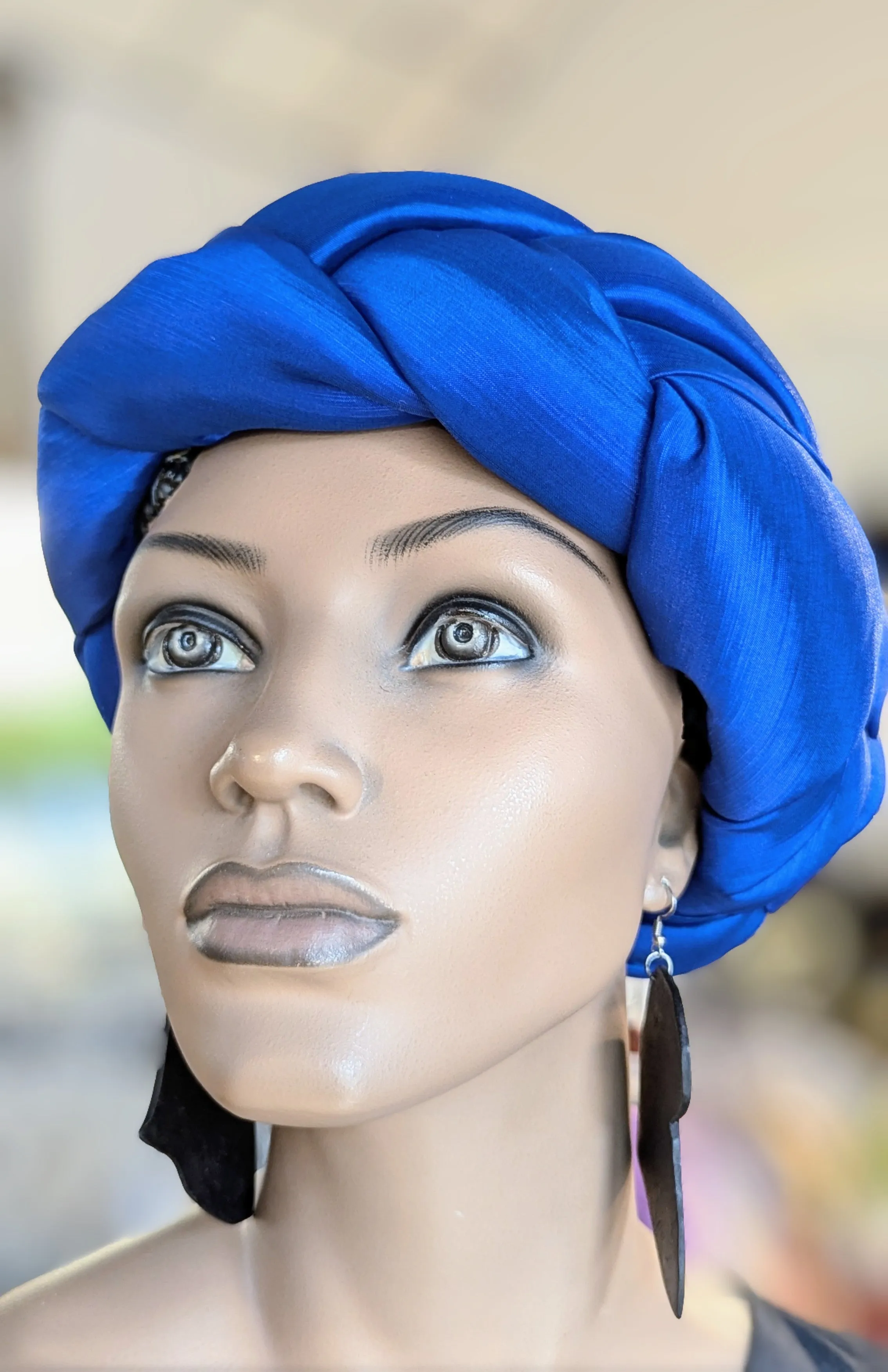 Dupsie's Akilah Blue African Head band DPWAH22