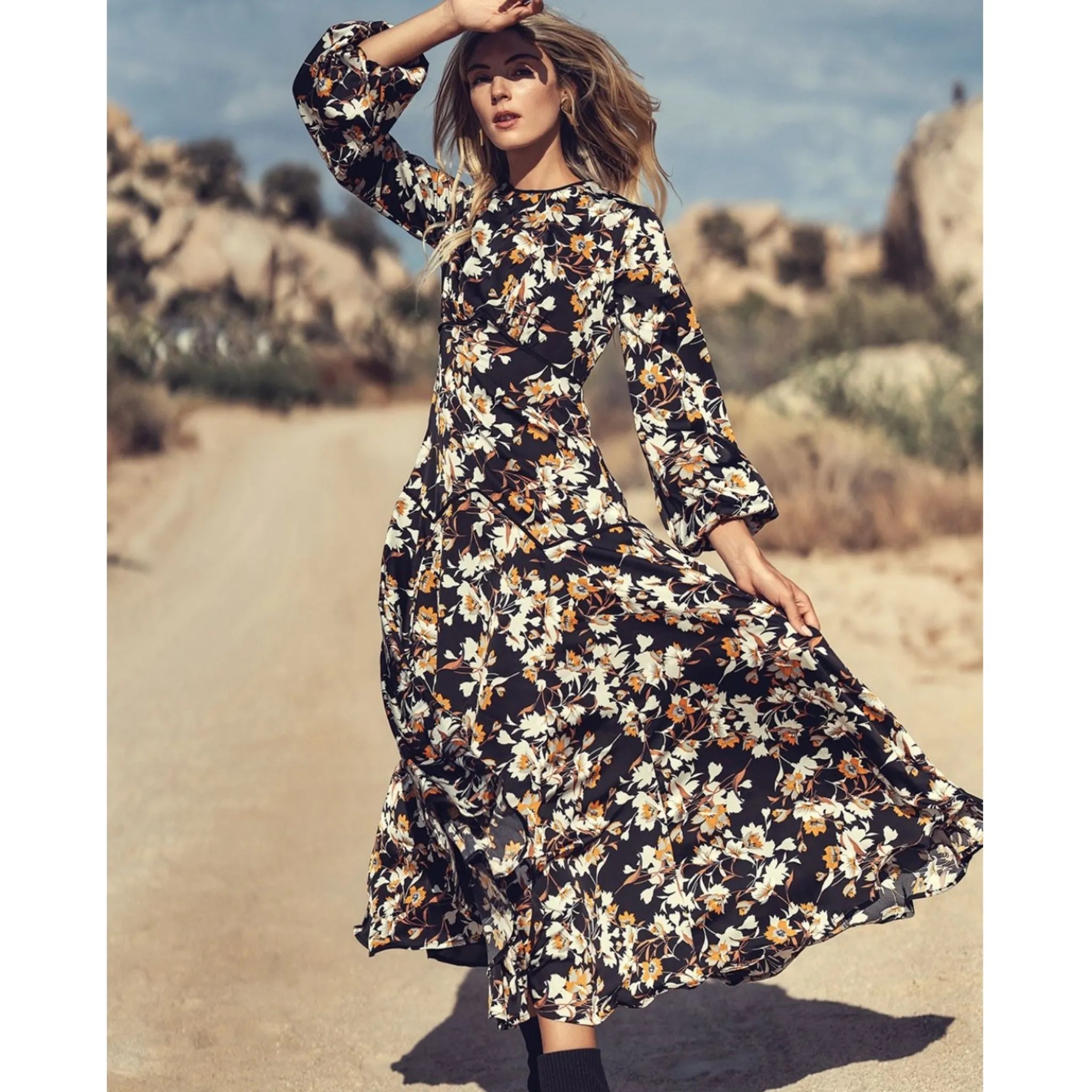 Elaine Floral Dress