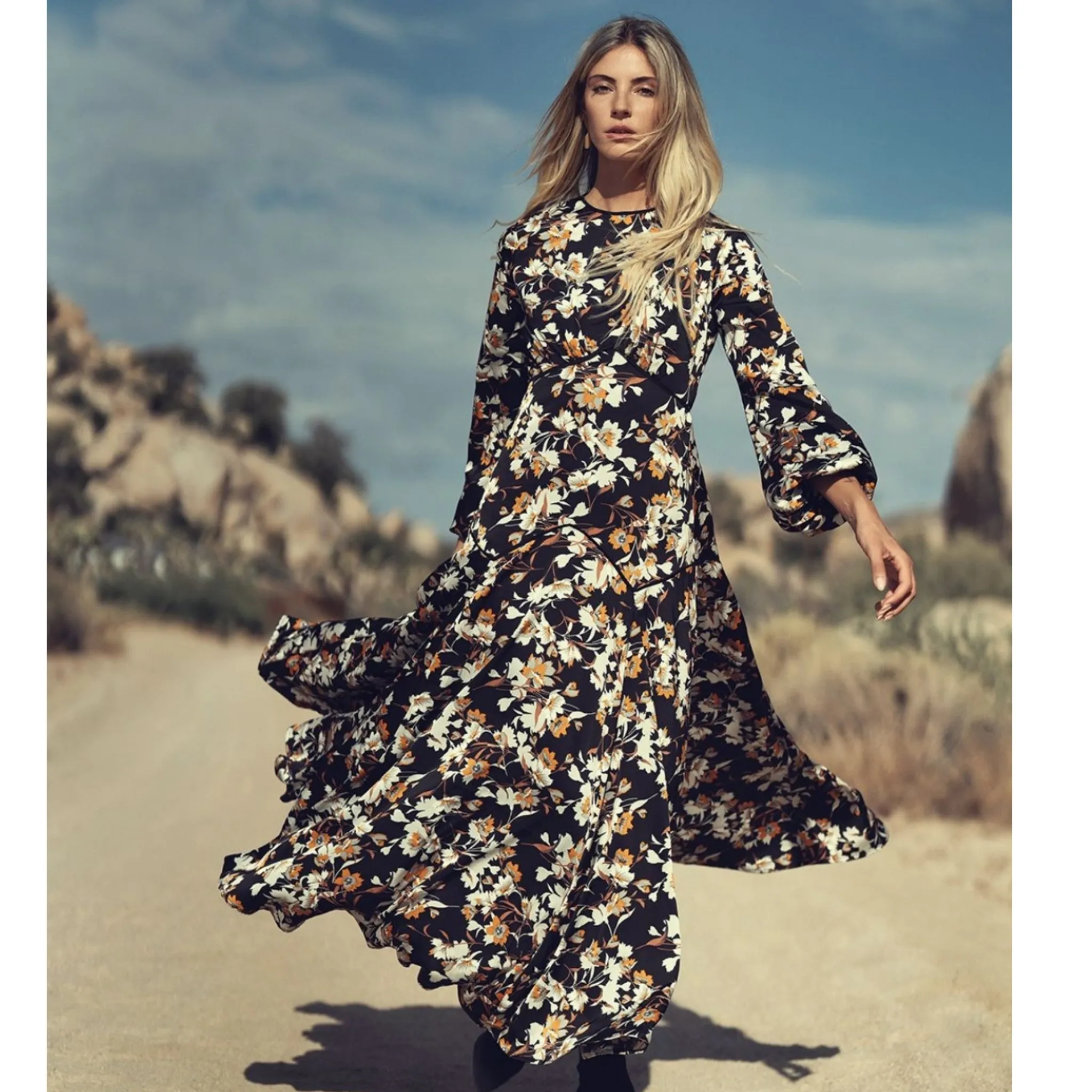 Elaine Floral Dress