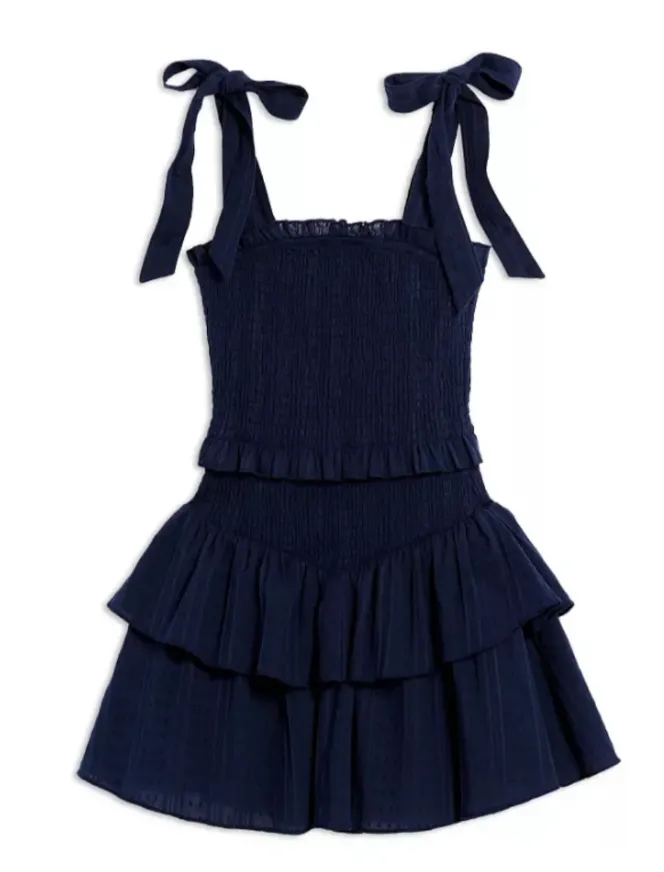 Emerson Shoulder Ruffle Dress