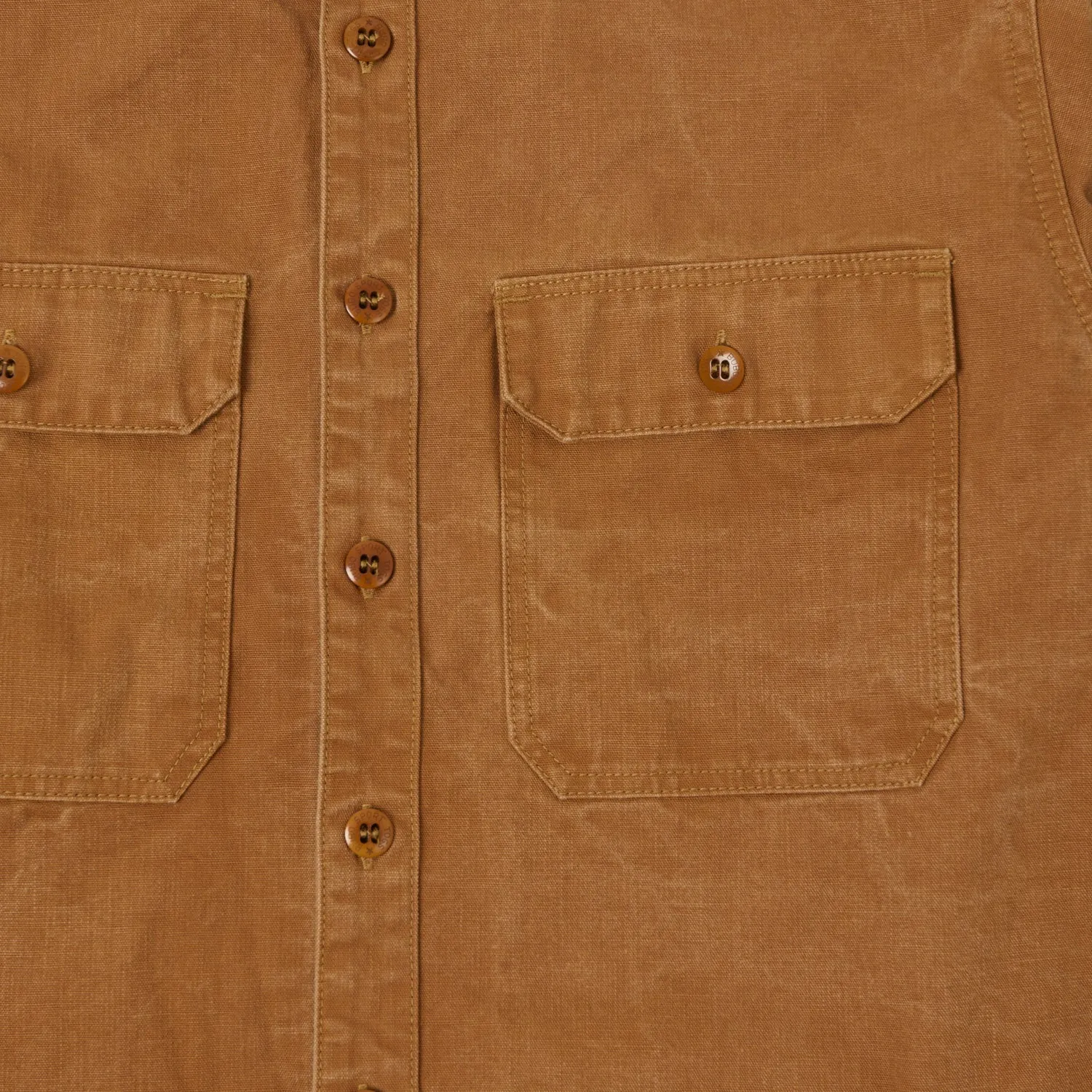 Freewheelers 'Uplander' L/S Work Shirt - Brown