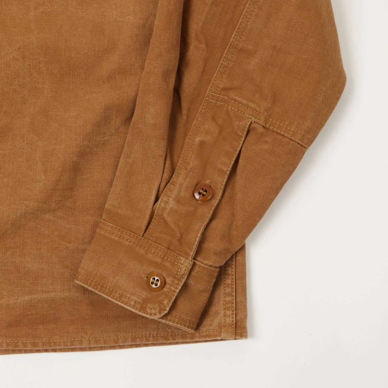 Freewheelers 'Uplander' L/S Work Shirt - Brown