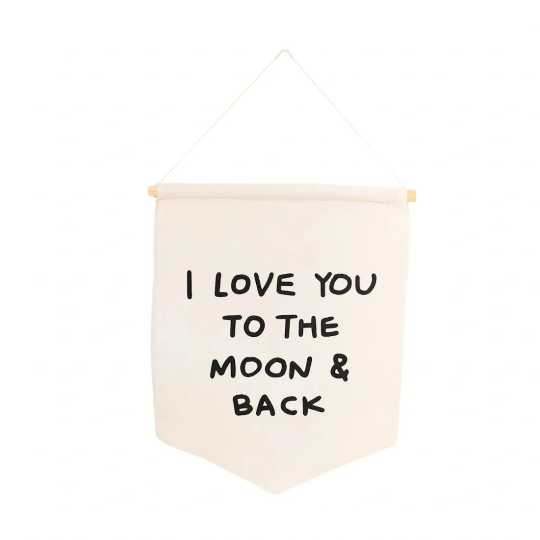 I Love You to the Moon & Back Hang Sign by Imani Collective