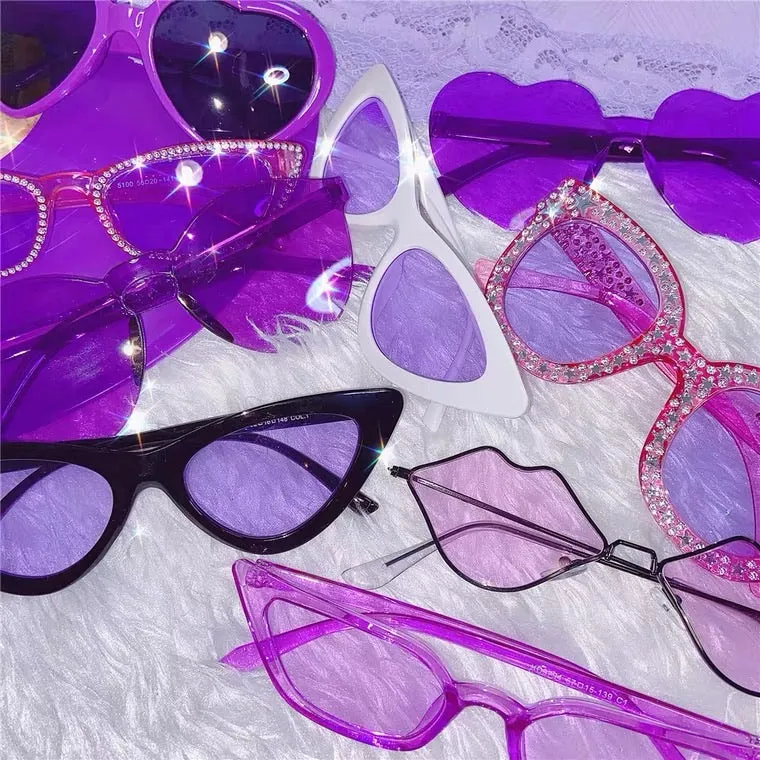 INS FASHION PASTEL PURPLE SUNGLASSES BY50029