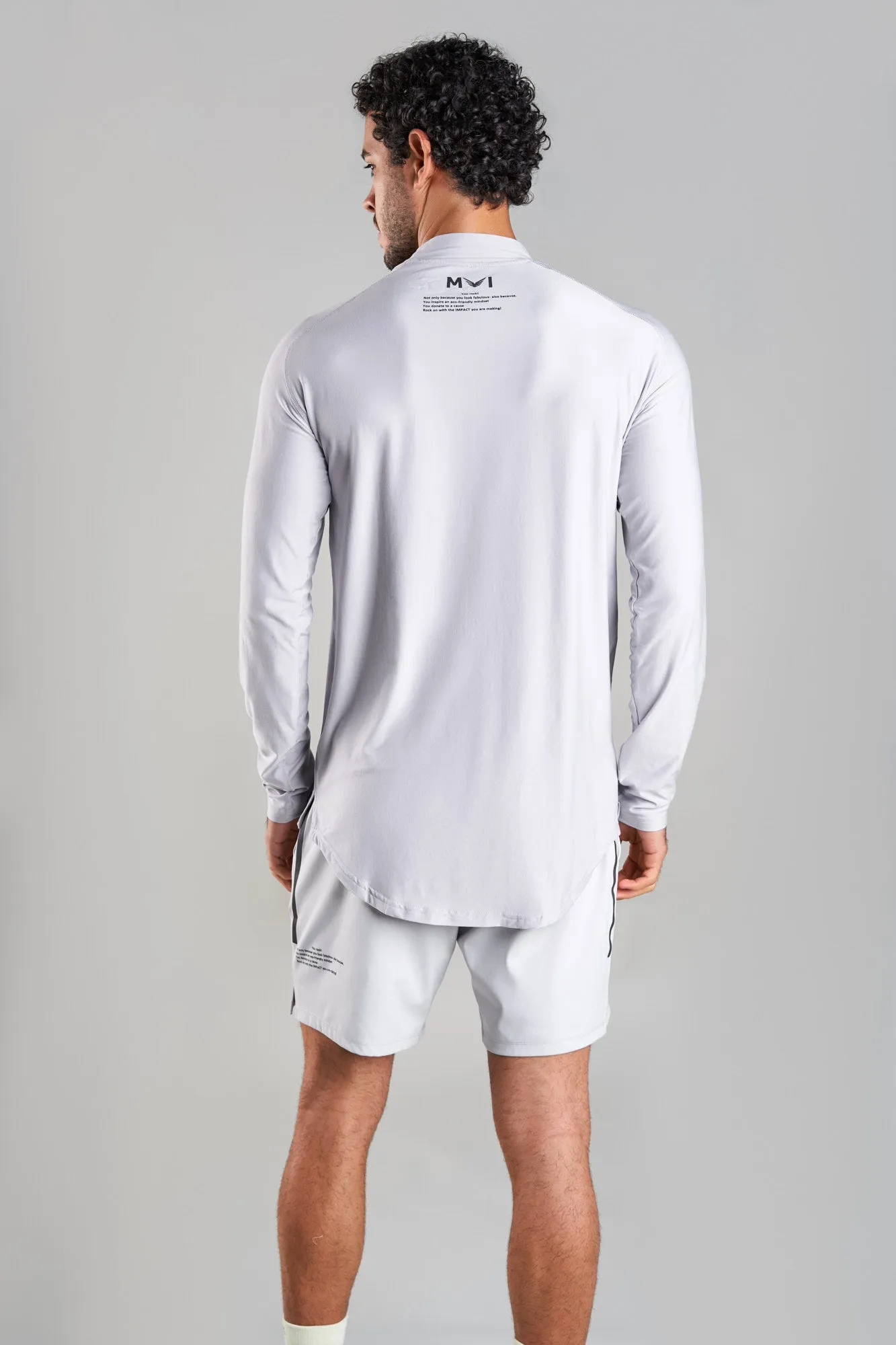 J004MI Recycled Polyester High Neck Sport Top