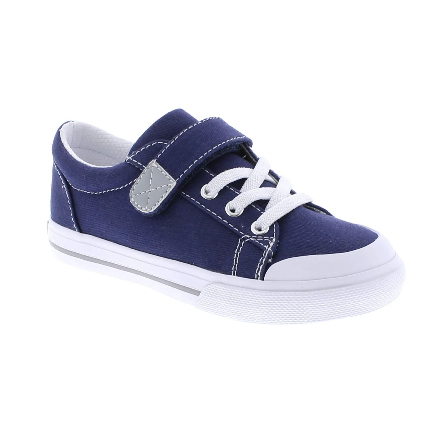 Jordan - Navy Velcro, Canvas