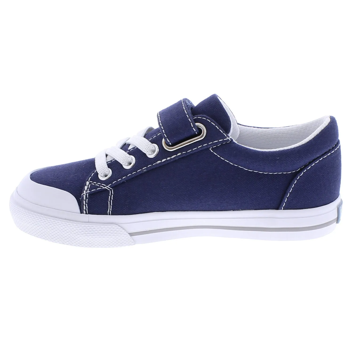 Jordan - Navy Velcro, Canvas