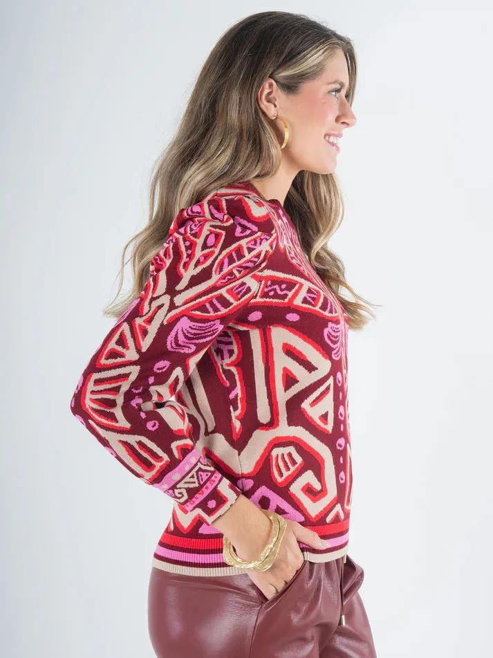 Julia Sweater | Tribal Palm