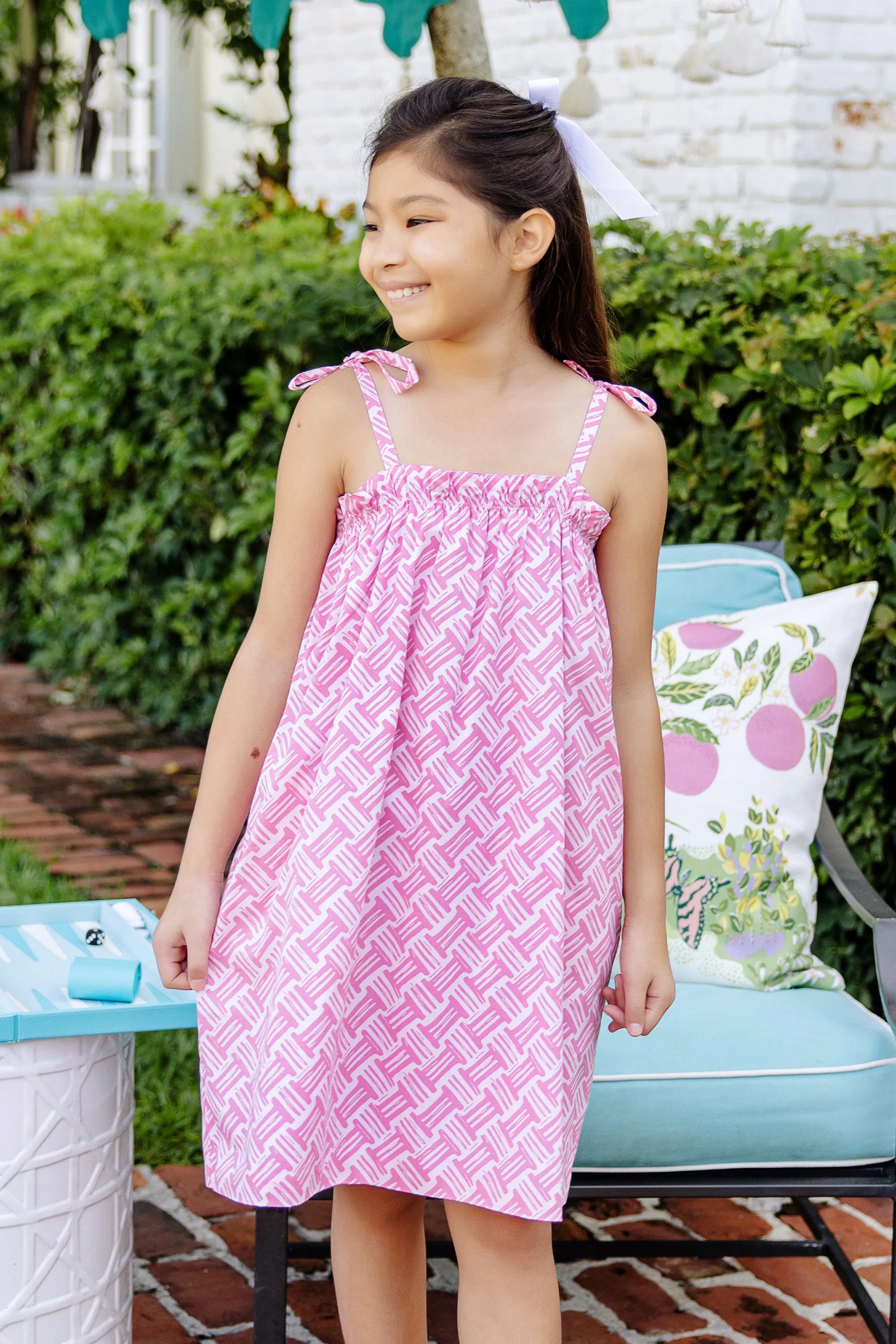 Lainey's Little Dress - Bal Harbour Basketweave