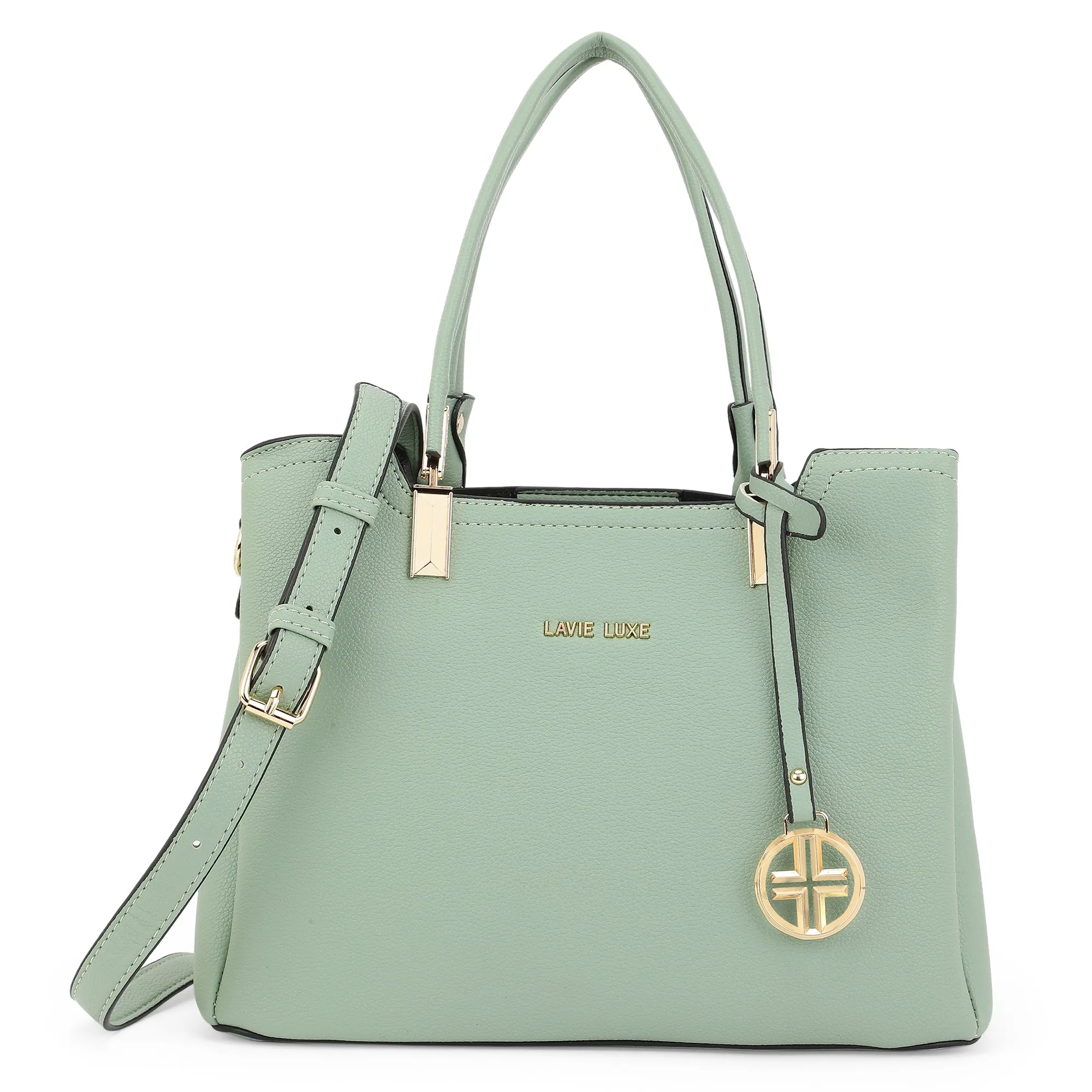 Lavie Luxe Mint Medium Women's Azura 23 3 Compartments Satchel Bag