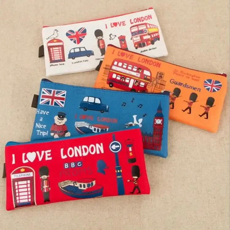 London Series Pencil Case and Pouch