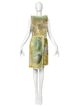 MAISON MARGIELA HAND PAINTED CANVAS DRESS 2007