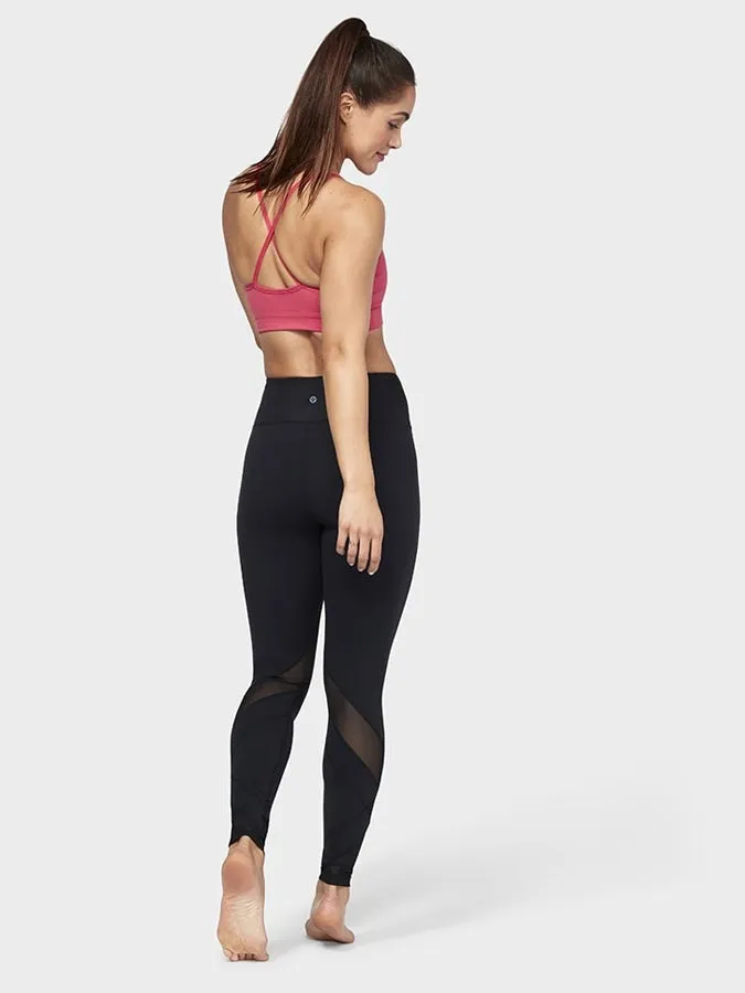 Manduka Movement Mesh Women's Yoga Leggings - Black