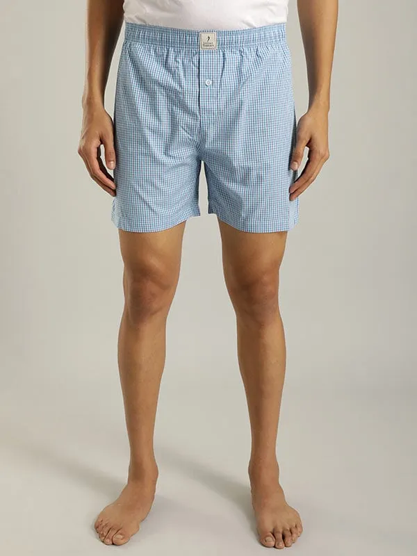 Men Checked Cotton Boxer