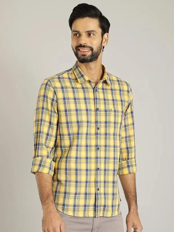 Men Checked Full Sleeve Cotton Shirt