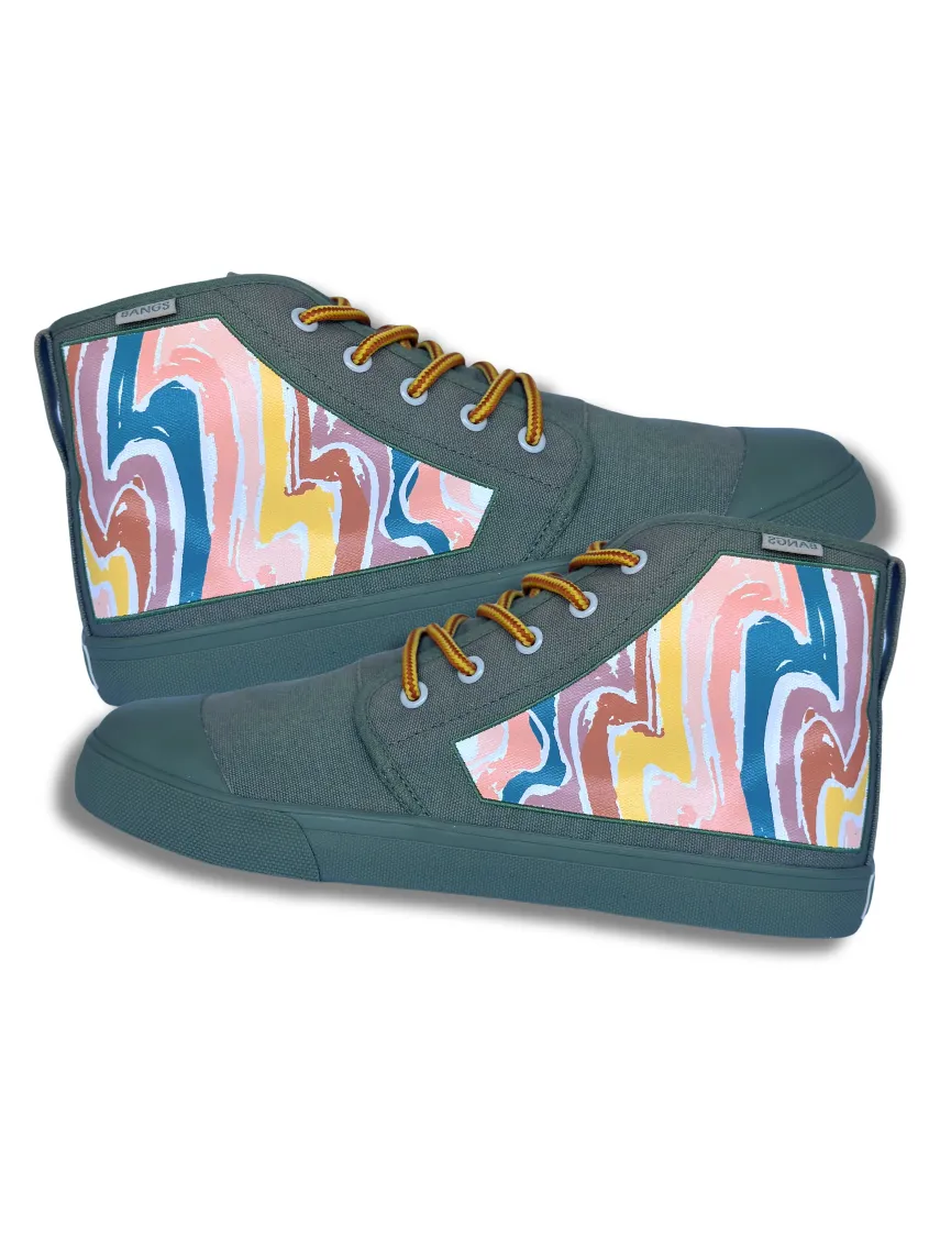 Painter's Canvas High Top | Men's 8=Women's 9.5