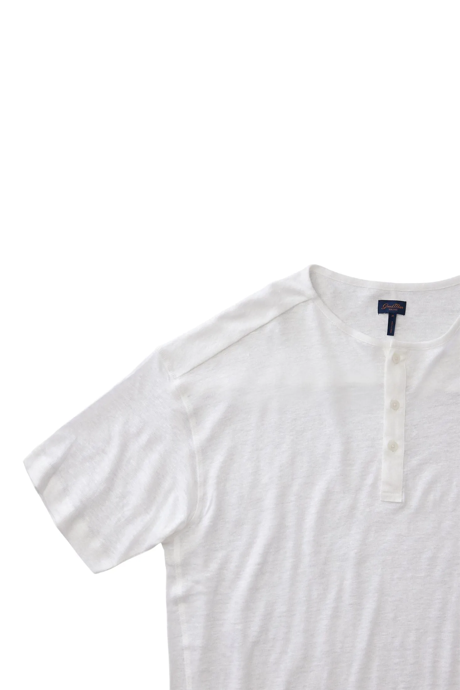 Short Sleeve Henley | Linen