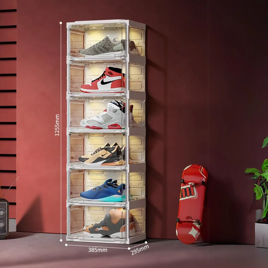 Sneaker Display Shoe Rack with LED Light