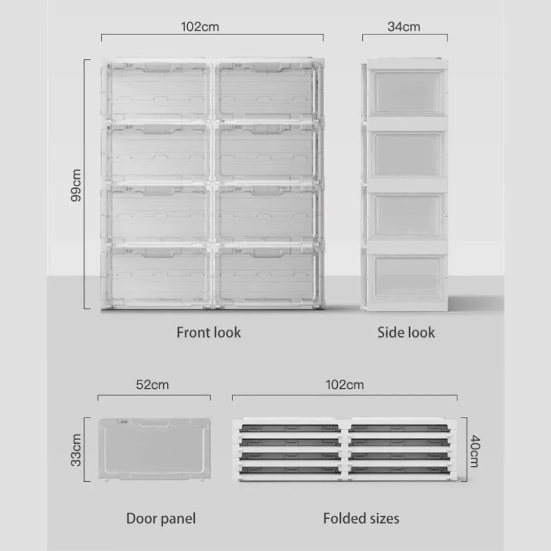 Sneaker Display Shoe Rack with LED Light