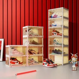 Sneaker Display Shoe Rack with LED Light