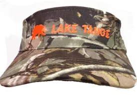 Souvenir Ball Cap Visor Camo Lake Tahoe