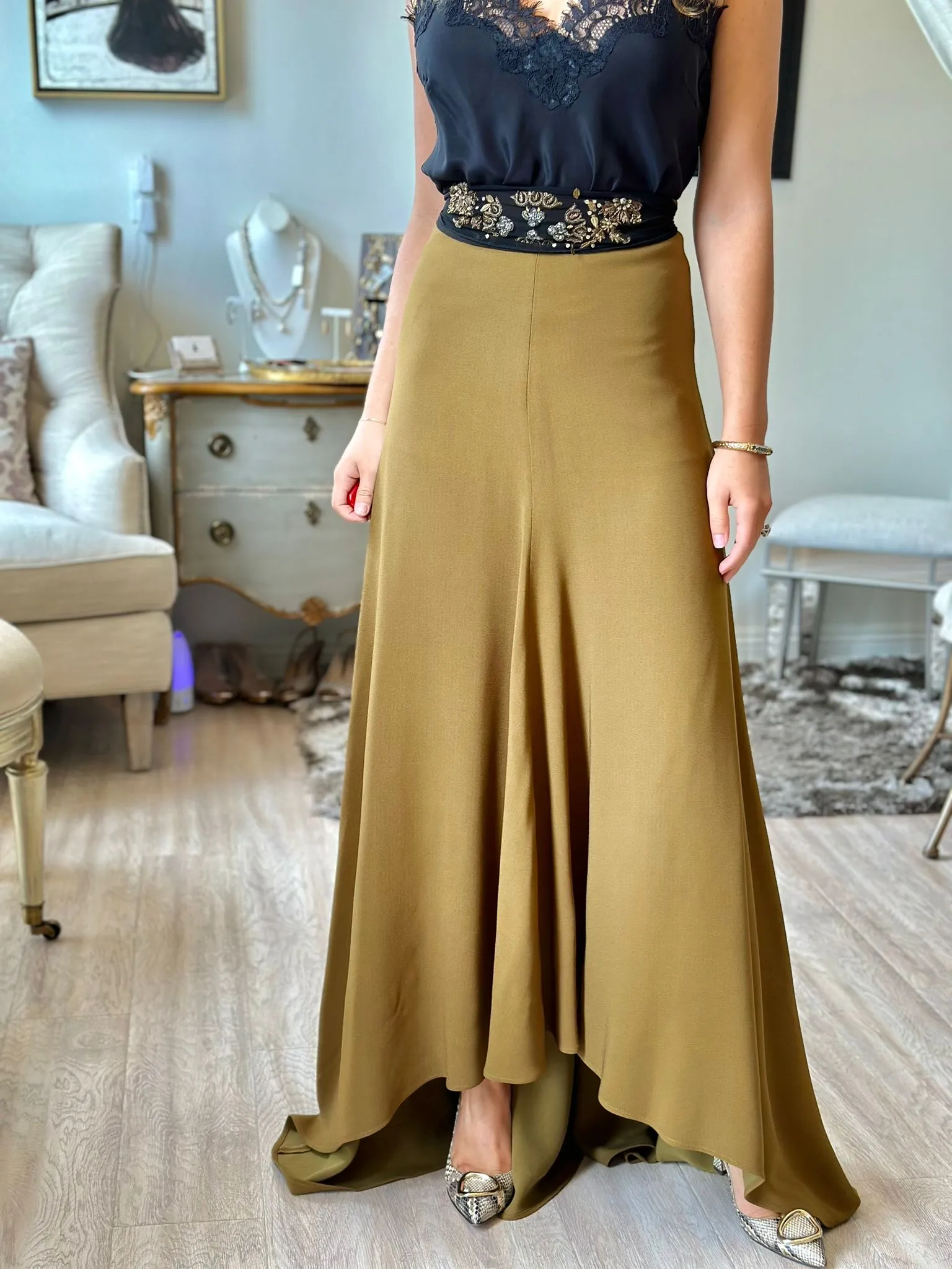 T.ba Bolero Crepe Skirt