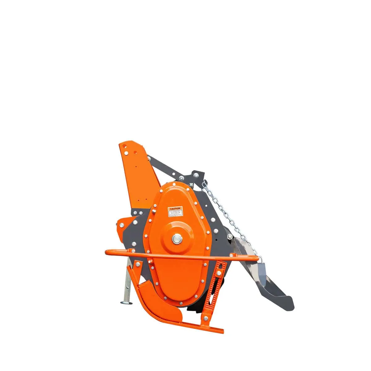 TMG Industrial 83” Commercial Grade Rotary Tiller for 45-80 HP Tractors - 6” Tilling Depth, PTO Shaft Included, Compatible with Category 1 & 2 Hitch (Model: TMG-RT83)