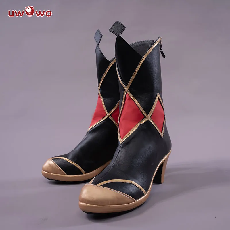 Uwowo Game Genshin Impact Cosplay Rosaria Thorny Benevolence Cosplay Shoes