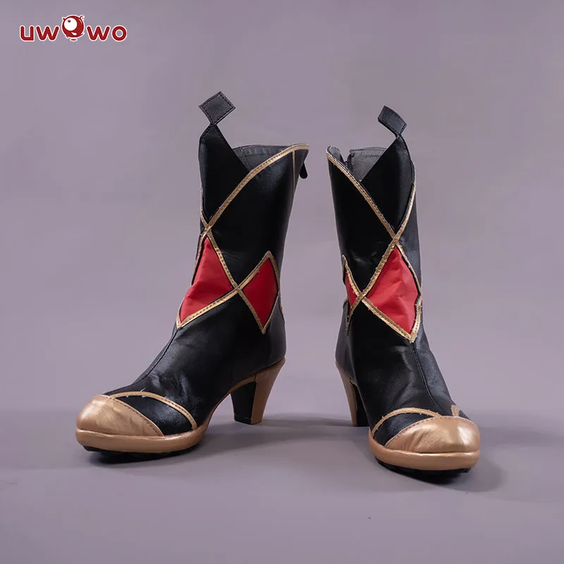 Uwowo Game Genshin Impact Cosplay Rosaria Thorny Benevolence Cosplay Shoes